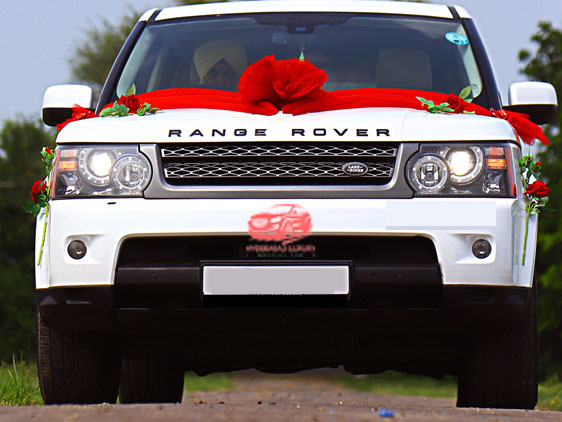 Jaguar Range Rover Cars Hire For Wedding