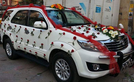 Toyota Fortuner SUV Car Hire For Wedding