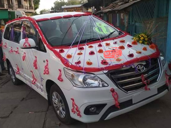 Toyota SUV Innova Crysta rent For Wedding